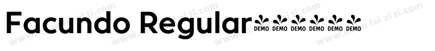 Facundo Regular字体转换